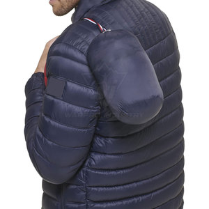 <b>Men</b> Winter Puffer <b>Jacket</b> Stand Collar Front Logo Modern Lightweight Eco-Friendly for Streetwear Outdoor Activities Daily Wear - Product Image 6
