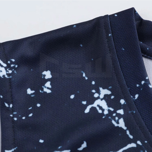 Uniforme de basket-ball respirant dernière mode impression personnalisée vêtements de sport de couleur unie grande taille disponible en option - Product Image 5