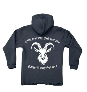 Sudadera con capucha personalizada de alta calidad, sudaderas con capucha bordadas para hombre, Jersey Unisex de algodón con estampado de pantalla polar para hombre - Product Image 1