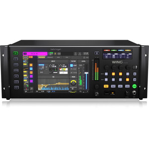 Nouvelle console de mixage numérique stéréo complète WING RACK 48 canaux / 28 bus (Pro Noir, 4 RU) - Product Image 3