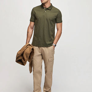 La mejor oferta, Polo cómodo para hombre, Polo de secado rápido para hombre, Polo transpirable de algodón y poliéster para hombre - Product Image 3