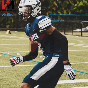 Gants de football américain confortables, logo personnalisé, poignée en silicone antidérapante, gants de rugby professionnels pour l'extérieur - Product Image 4