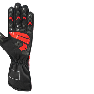 Gants de course en cuir de haute qualité meilleure conception unisexe demi-doigts gants de moto imperméables hiver Standard gants de course - Product Image 4