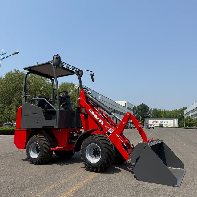 Battery Electric Front Wheel Loader 0.8 Ton Maintenance Free Compact with Remote Monitoring for Factory Yard and Outdoor Work