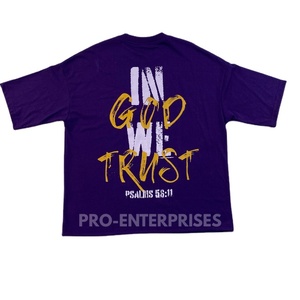 T-shirt Homme Col Montant Oversize en Molleton 100% Coton Lourd de Haute Qualité avec Motif Sérigraphié Anti-Boulochage - Product Image 5