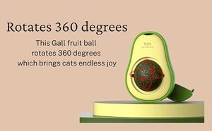 100% Bola de hierba gatera en forma de aguacate Natural OEM juguete interactivo para mascotas para gatos alivio del estrés Playtime suplemento de cuidado de la salud - Product Image 5