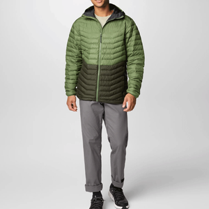 Veste d'hiver en duvet épais pour hommes personnalisée en gros avec traitement enduit à col montant - Product Image 3