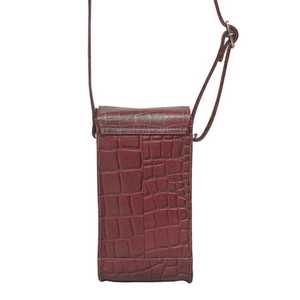 Sac à bandoulière en cuir véritable gaufré Croc de qualité supérieure du fournisseur indien supérieur Vintage Style bohème gland géométrique - Product Image 2