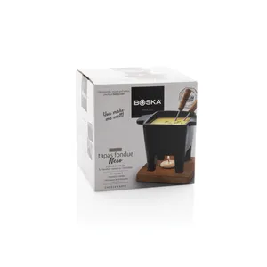 BOSKA Ensemble de fondue noir personnalisé pour tapas, avec double bain-marie - Product Image 4