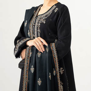 Conjunto de Traje Bordado de Diseñador para Mujer, 3 Piezas, Ropa Casual, Tela de Alta Calidad, Servicio OEM ODM - Product Image 6