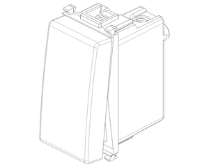 วิมาร์ 16AX สวิตช์ 1 ขั้ว สีขาว |   สวิตช์ไฟแบบโมดูลาร์สำหรับมืออาชีพ สำหรับงานอุตสาหกรรม ที่อยู่อาศัย และเชิงพาณิชย์ ระบบสายไฟ IP20 250V - Product Image 2