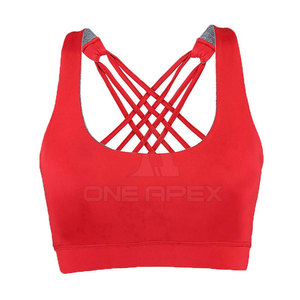 Meilleure qualité soutien-gorge de sport Top prix Active Wears soutien-gorge de sport pour la gym soutien-gorge de sport en polyester Spandex - Product Image 1