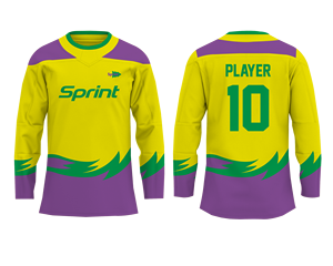 เสื้อเจอร์ซีย์ฮ็อกกี้น้ำแข็งสำหรับเยาวชนที่สามารถปรับแต่งได้ดีไซน์ทีมแบบระเหิดและสไตล์เฉพาะตัวสำหรับแฟนฮ็อกกี้และผู้เล่น - Product Image 1