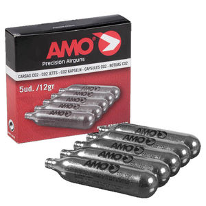 Cartucho de CO2 de Acero al Carbono Roscado de 12g AMO 56 Bar de Alta Presión para Herramientas de Inflado al Aire Libre, Suministro de Fábrica, Servicio OEM - Product Image 2