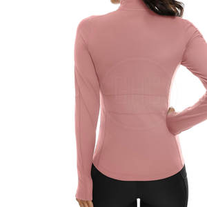 แจ็กเก็ตโยคะแขนยาวสำหรับผู้หญิงแจ็กเก็ตโยคะสไตล์กำหนดได้เอง - Product Image 3