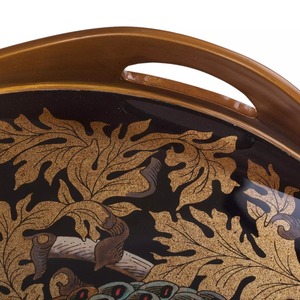 Vente en gros Plateau de service jetable en bois pour le stockage du thé et du café Cadeau de mariage fait à la main en forme de couleur et de logo personnalisés pour la cuisine - Product Image 4