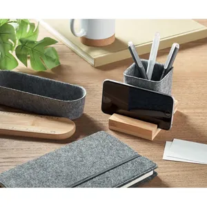 OROSTAN Portapenne Quadrato in Legno Ecosostenibile, Soluzione di Merchandising Verde - Product Image 4