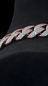 Cadena Cubana de Moissanita de 23 mm, Plata de Ley 925, Cierre de Limón, Longitud Personalizada - Product Image 4