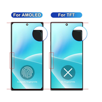 Écran de remplacement d'origine pour Note 10 TFT/OLED LCD avec numériseur tactile et châssis, haute qualité, 100 % testé, garantie 1 an