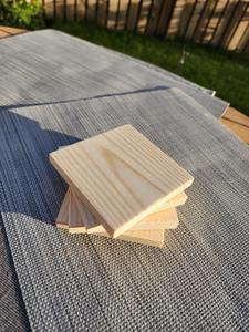 Customize <b>Shape</b>/size <b>Wooden</b> Coaster Walnut Verner Plywood Walnut Coaster - Product Image 4