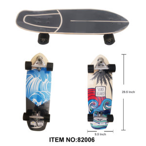 Patineta de Surf de 29.5 Pulgadas, Modelo 82006, 2 Piezas/CS, 2 Ruedas de PU, Material de Aluminio y Madera de Arce, Selección de Colores Disponible - Product Image 1
