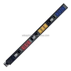 PDU de Montaje en Rack de 19 Pulgadas Altamente Flexible con Interruptor de Doble Ruptura (Dbs) Estándar Alemán, Unidad de Distribución de Energía para Montaje en Rack - Product Image 3