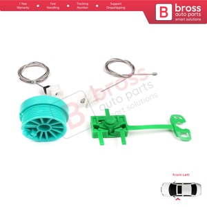 ชุดซ่อมมอเตอร์กระจกไฟฟ้า BWR5281 สำหรับประตูหน้าซ้าย รถยนต์ Punto MK2 188 188AX ปี 1999-2005 แบบ 3/5 ประตู รหัส 0046536312 - Product Image 6