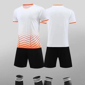 Men's Women's Casual Sports Clothing Set Breathable 100% Polyester Football Basketball Jersey Printed Customized Team Name - Product Image 6