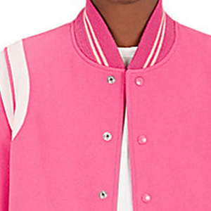 OEM personalizado bordado Logotipo de cuero de la motocicleta chaqueta Bomber Letterman Varsity chaqueta de béisbol de la universidad para los hombres - Product Image 6