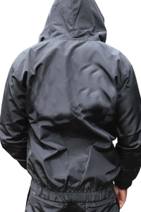 Fabricant de survêtements personnalisés Veste à fermeture éclair brodée Ensemble de jogging Pantalon de survêtement en nylon à blocs de couleurs Survêtements coupe-vent pour hommes - Product Image 2