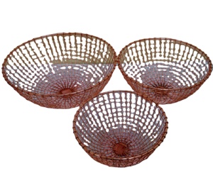 Cesta de almacenamiento de alambre de Metal dorado para cocina, cesta de frutas para uso doméstico, gran oferta - Product Image 1