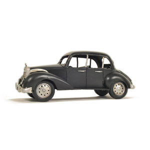 Hecho a mano pintado 1937 Plymouth P4 Deluxe negro madera Vintage coche modelo para decoración de oficina en casa - Product Image 2