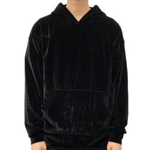 Sudadera con capucha de terciopelo para hombre, jersey de manga larga, Sudadera con capucha de invierno suave y cálida, ropa de calle informal, sudaderas con bolsillo de canguro para hombre - Product Image 1