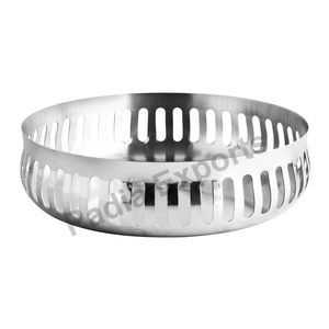 Corbeille à pain en acier inoxydable de qualité supérieure, accessoire de cuisine de luxe moderne résistant à la rouille pour les fruits - Product Image 1