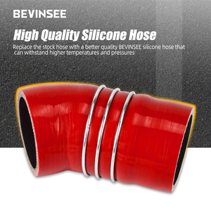 Tuyau <span class=keywords><strong>de</strong></span> <span class=keywords><strong>suralimentation</strong></span> en silicone renforcé BEVINSEE Twin-Turbo pour <span class=keywords><strong>BMW</strong></span> M57 <span class=keywords><strong>335D</strong></span> E90 E91 E92 - Product Image 4