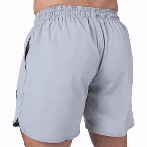 Haute qualité toile taille élastique athlétique Fitness Cargo Shorts hommes en gros concepteur ajusté String poches course entraînements - Product Image 2