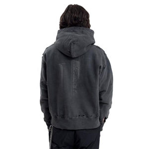 Sudadera con Capucha para Hombre, Diseño Personalizado 2026, Estilo Desgastado con Bordado, Servicio OEM, 100% Algodón Estampado - Product Image 5