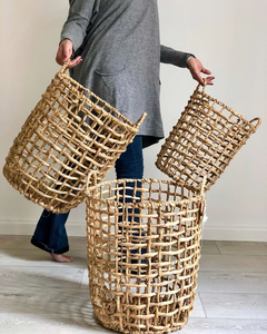 High Quality Jute Laundry Basket with Metal <b>Frame</b> Factory Wholesale Cheap Option - Product Image 5