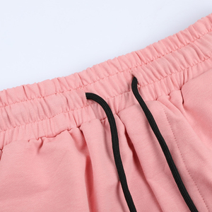 Pantalones cortos de algodón y poliéster para correr, ropa de calle bolsillos laterales y personalizada con estampado de letras, venta al por mayor, 2023 - Product Image 3