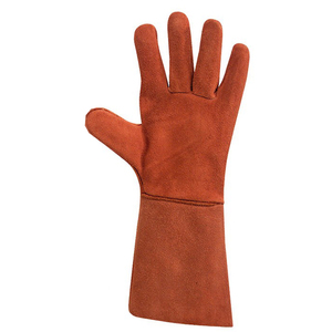 Nouveau 2025 vente en gros de gants de soudage en cuir de chèvre noir de qualité supérieure/nouveau dernier design 2025 gants de soudage - Product Image 3