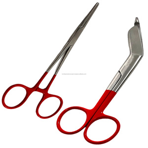 Kit d'instruments chirurgicaux manuels en acier inoxydable pour hôpital, comprenant des ciseaux à pansements et un hémostat, pour chirurgie ORL - WORLD PRECISION SURGICAL - Product Image 6