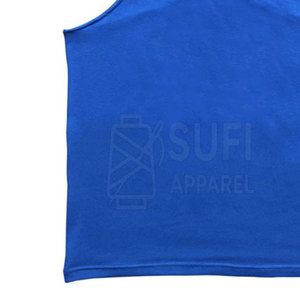 เสื้อกล้ามถักแบบสั่งทำพิเศษสำหรับผู้ชาย คอกลม ทรงสปอร์ต ระบายอากาศ แห้งเร็ว ผ้าฝ้าย 100% สีและโลโก้ปรับแต่งได้ - Product Image 5