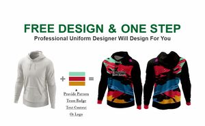 Produits de vêtements de rue à sublimation tendance, prix de gros direct d'usine, logo d'impression à l'écran vierge, sweats à capuche unisexes - Product Image 2