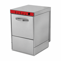 Lave-vaisselle commercial en acier inoxydable, machine à laver la vaisselle électrique à eau chaude, unité de nettoyage à air chaud, capacité de 1000 plats/jour