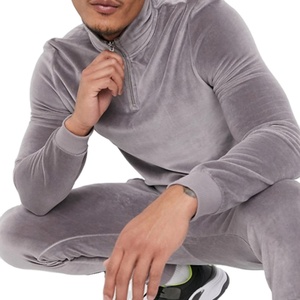 Conjunto Deportivo Unisex al por Mayor, Sudadera de Neopreno Lisa, Conjunto de Pantalones Deportivos Ajustados para Hombre 2026 - Product Image 5