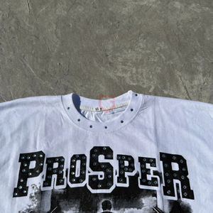 Camiseta de Manga Corta con Cuello Redondo Estampada para Hombre, Corte Regular, Diseño Casual, 100% Algodón Jersey, Marca Prosper Worldwide - Product Image 6