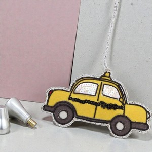 Premium <b>Car</b> Zari Ornament | Handcrafted Metallic Thread & Beaded Hanging for <b>Cars</b>, Gifts & Festival Decoration - Product Image 1