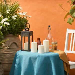 <b>Vintage</b> Black Moroccan Metal LED Candle Holder Home Christmas Decorative Table Floor Pillar <b>Lantern</b> Jar - Product Image 5