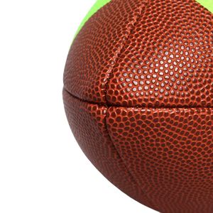 Balón de fútbol americano de entrenamiento de cuero compuesto para jóvenes y adultos, superficie duradera de alta visibilidad, suministro de logotipo personalizado - Product Image 6