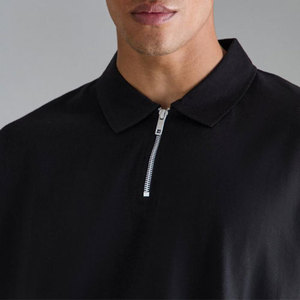 Coton respirant OEM grande taille pour hommes T-shirts polo séchage rapide coupe ajustée vêtements d'entraînement décontractés logo imprimé brodé pour - Product Image 6